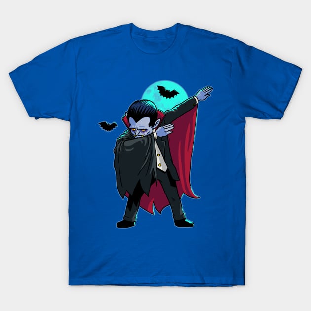 Dabbing Dracula Vampire T-Shirt by vo_maria